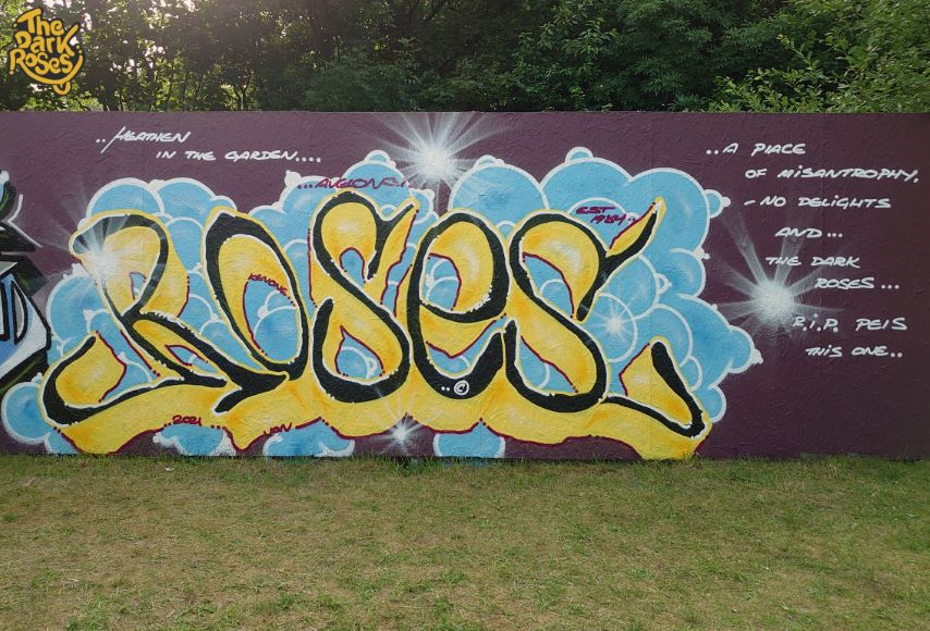 ★ ROSES ★ Heathen In The Garden. A Place of Misantrophy, No Delights and TDR. RIP Pels This One by Avelon 31 - The Dark Roses - Kolding, Denmark 10. July 2021